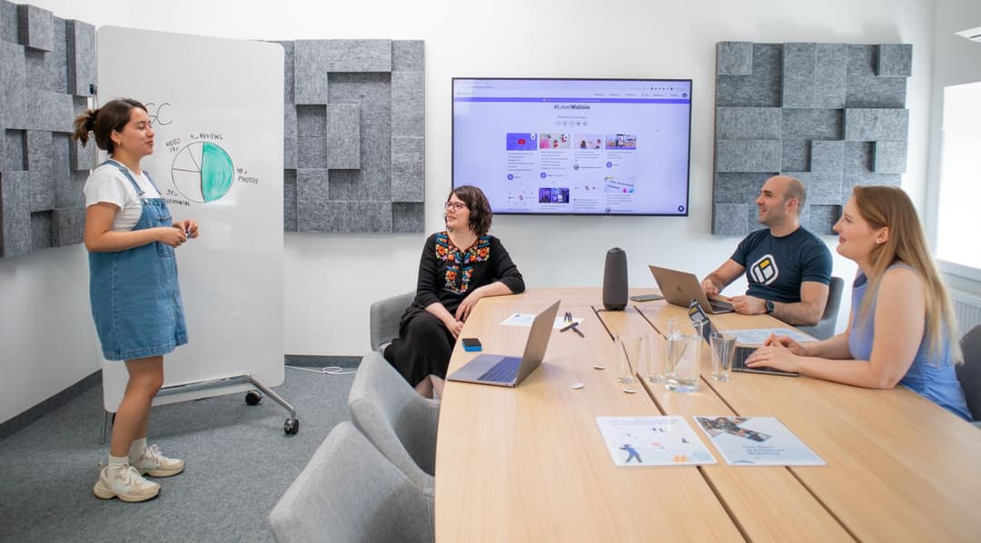 The Nextware team in a working session